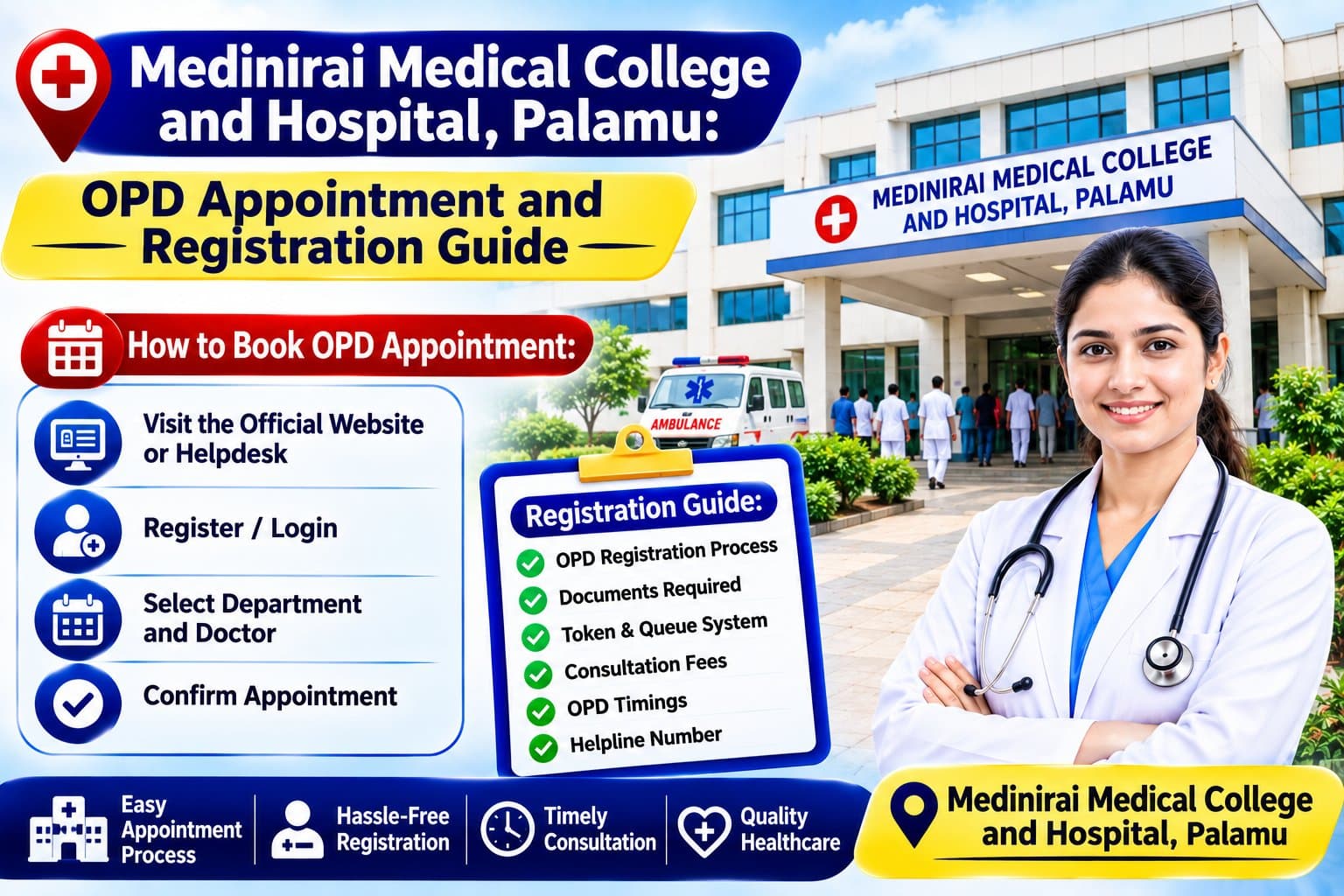 Medinirai Medical College and Hospital, Palamu: OPD Appointment and Registration Guide Medinirai Medical College and Hospital, Palamu: OPD Appointment and Registration Guide