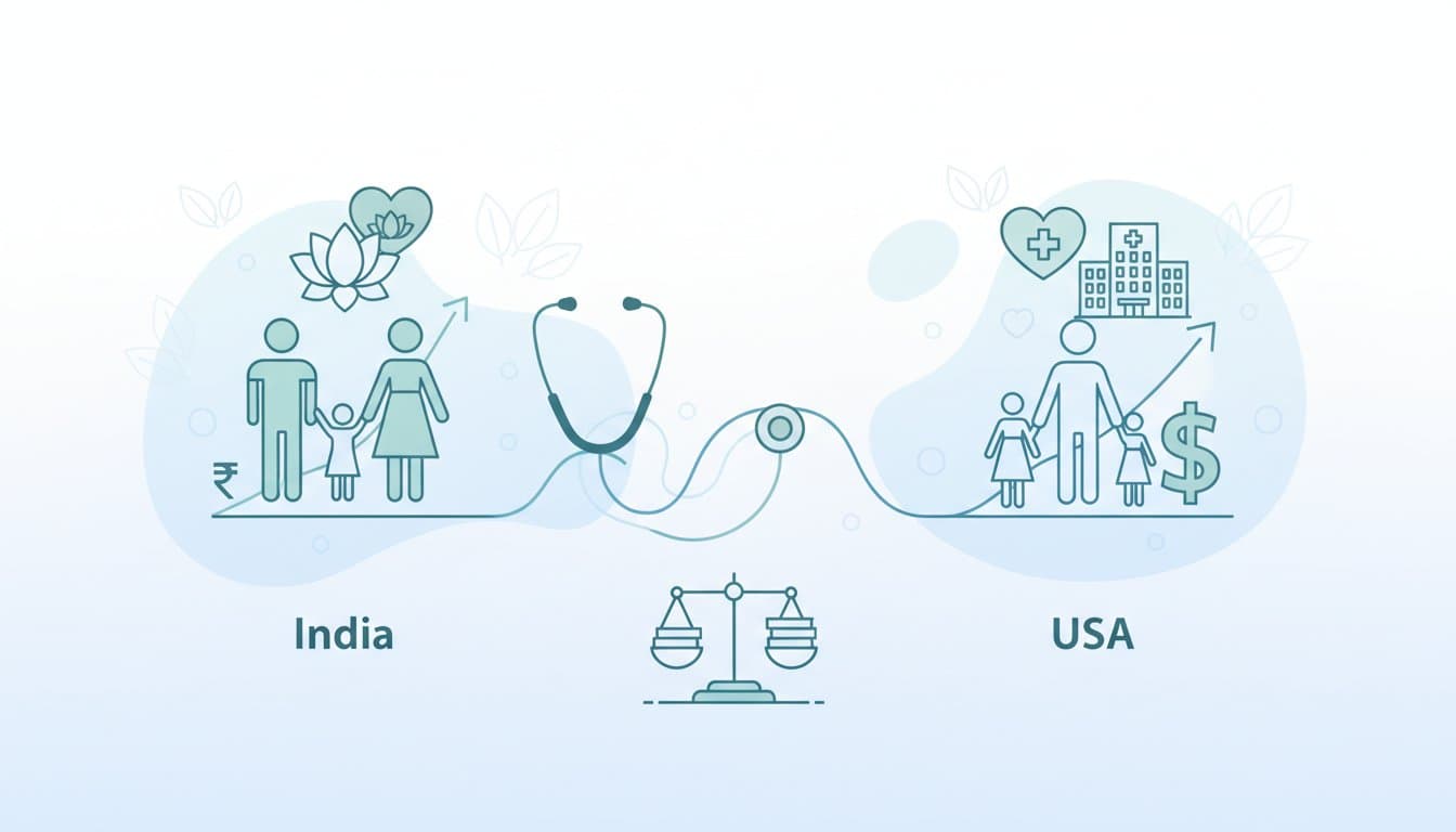 Healthcare Costs in India vs. USA: A Guide for NRIs Healthcare Costs in India vs. USA: A Guide for NRIs
