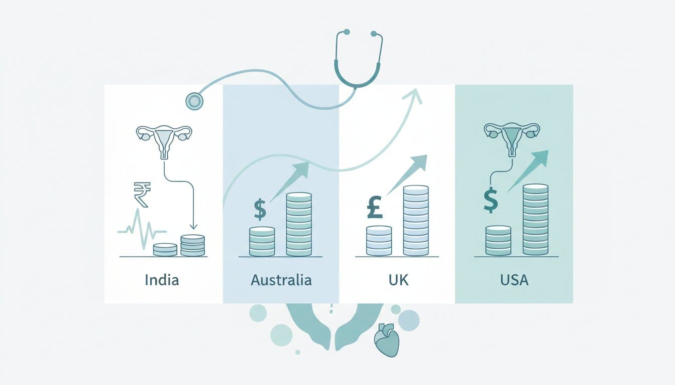 Hysterectomy Cost in India vs. the USA, UK, and Australia Hysterectomy Cost in India vs. the USA, UK, and Australia