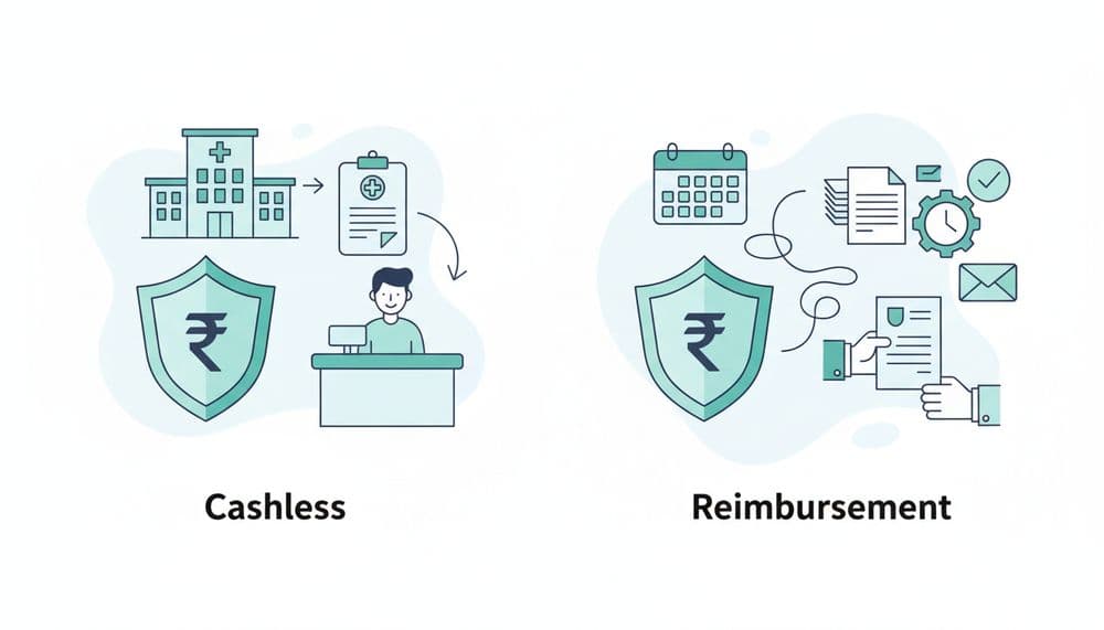Cashless vs Reimbursement Claim in Health Insurance: A Guide Cashless vs Reimbursement Claim in Health Insurance: A Guide