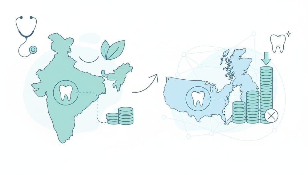 Dental Treatment Cost in India vs. USA/UK: A Guide for NRIs Dental Treatment Cost in India vs. USA/UK: A Guide for NRIs