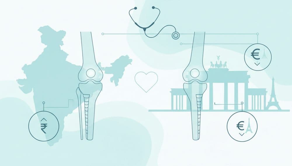 Knee Replacement Cost: India vs. Germany & France for NRIs Knee Replacement Cost: India vs. Germany & France for NRIs