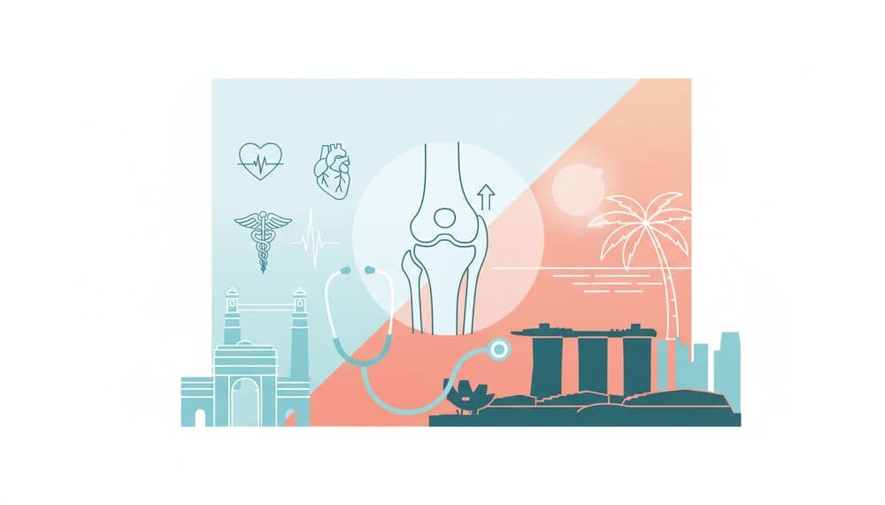 Knee Replacement Cost in India vs. Singapore for NRIs Knee Replacement Cost in India vs. Singapore for NRIs