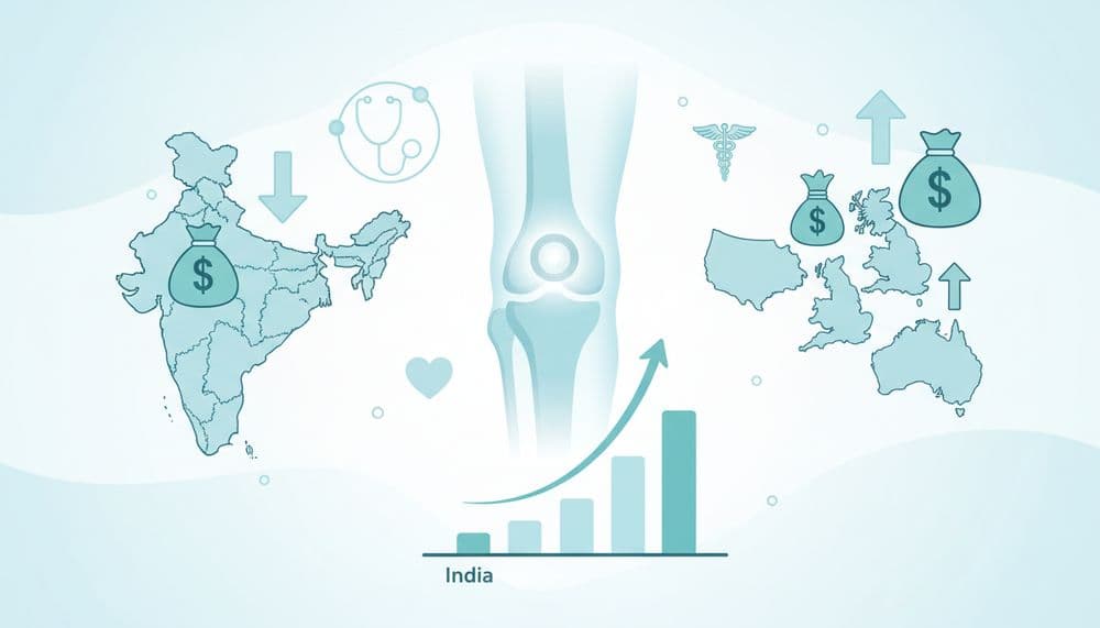 Knee Replacement Cost in India vs. USA, UK & Australia Knee Replacement Cost in India vs. USA, UK & Australia