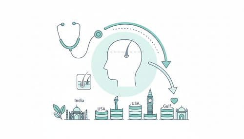 Hair Transplant Cost in India vs. USA, UK, and Gulf: A Guide for NRIs