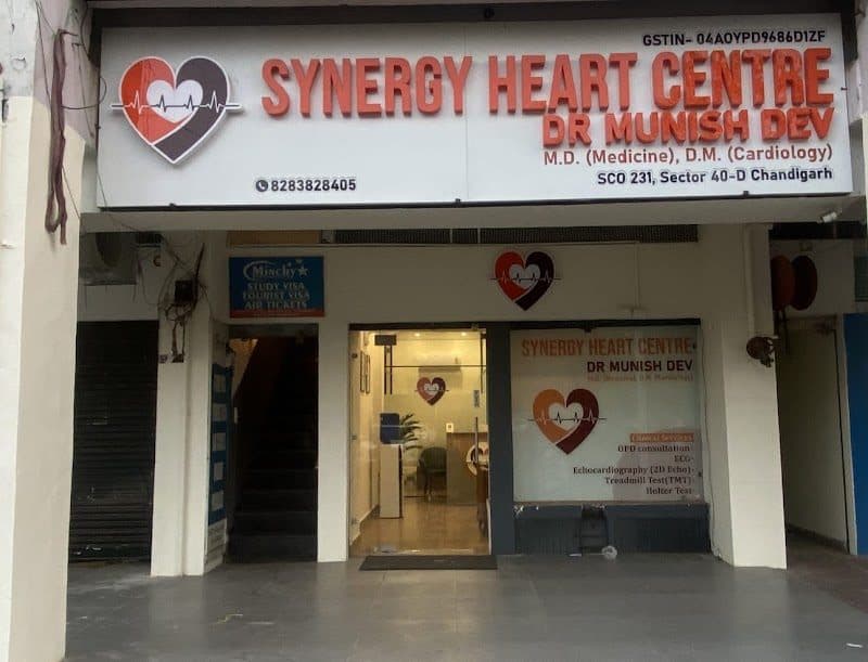 SYNERGY HEART CENTRE (Dr. Munish Dev) - Best Cardiologist | Heart Specialist | ECHO Test In Chandigarh SYNERGY HEART CENTRE (Dr. Munish Dev) - Best Cardiologist | Heart Specialist | ECHO Test In Chandigarh