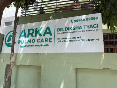 ARKA PULMO CARE | Dr Diksha Tyagi I DM Pulmonary and Criticare Medicine ARKA PULMO CARE | Dr Diksha Tyagi I DM Pulmonary and Criticare Medicine