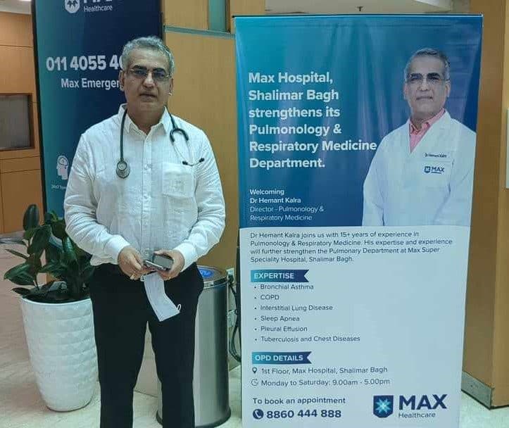 Dr Hemant Kalra Dr Hemant Kalra - pulmonologist in Delhi