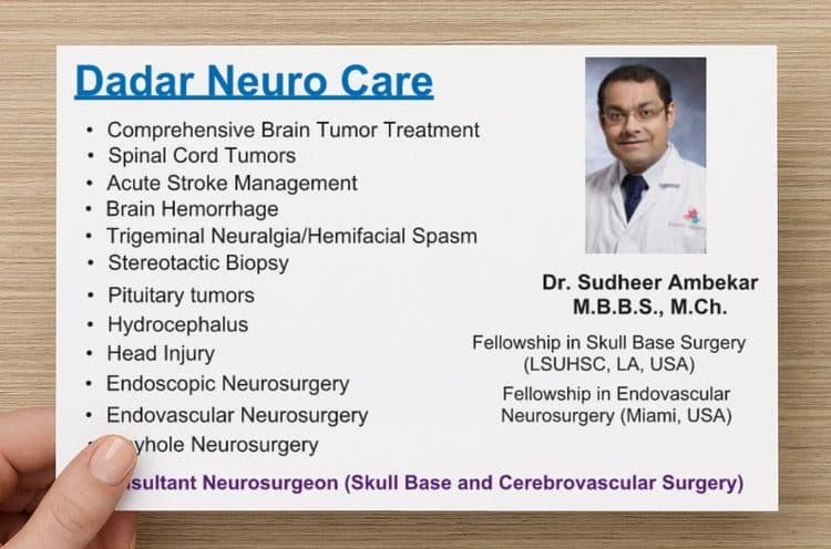 Dr. Sudheer Ambekar Dr. Sudheer Ambekar - Neurologist in Mumbai