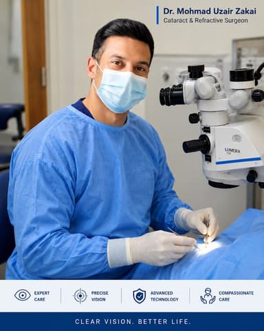 Dr. Mohmad Uzair Zakai | Best Eye Doctor | Cataract surgery | Eye Specialist Dr. Mohmad Uzair Zakai | Best Eye Doctor | Cataract surgery | Eye Specialist