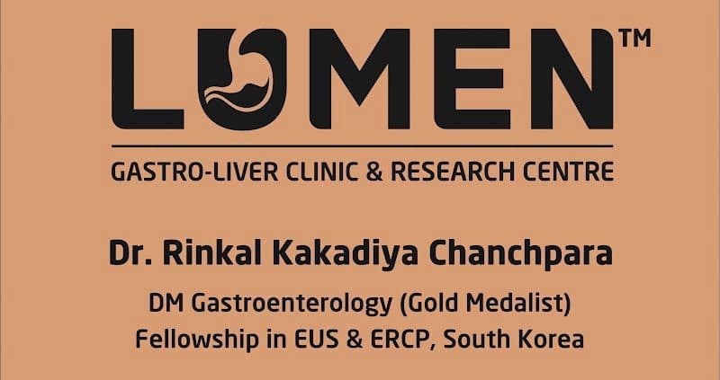 LUMEN Gastro-Liver Clinic & Research Centre | Dr Rinkal Kakadiya Chanchpara LUMEN Gastro-Liver Clinic & Research Centre | Dr Rinkal Kakadiya Chanchpara