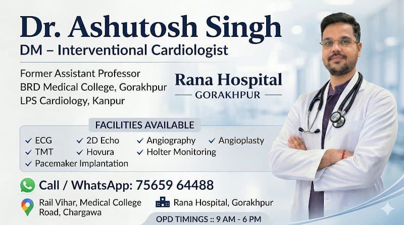 Dr. Ashutosh Singh (DM Cardiology) Dr. Ashutosh Singh (DM Cardiology) - Cardiologist in Gorakhpur