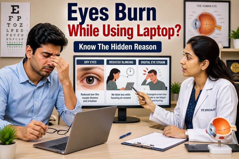 Why Do Eyes Burn While Using a Laptop Why Do Eyes Burn While Using a Laptop