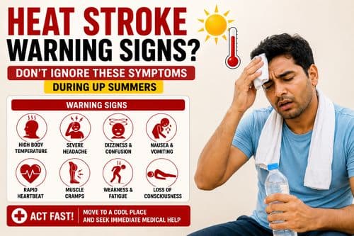 What Are the Warning Signs of Heat Stroke During UP Summers?